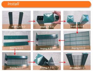 Valla de visión clara antiescalada de alta seguridad para prisiones e infraestructura crítica - Product Image 5