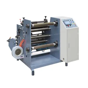 HJFQ-800A Circular Cutter Blade Slitter Rewinder Paper Film Foil Turret Rewind Slitting Rewinding Machine