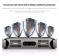Système de sonorisation professionnel pour scène et conférence SHILE BM12 Series S62, kit d'enceintes/amplificateur de salle de classe et console de contrôle DJ