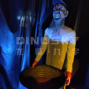 Dinosky Casa Embrujada: Modelo Animado de Animal Animatrónico para <span class=keywords><strong>Escape</strong></span> <span class=keywords><strong>Room</strong></span> de Terror, Diseño de Casa Embrujada, Parque Temático y Parque de Atracciones - Product Image 6