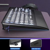 Clavier rétroéclairé filaire USB OEM ODM à grandes touches pour seniors et malvoyants, lettres 4 fois plus grandes à contraste élevé, rétroéclairage LED blanc