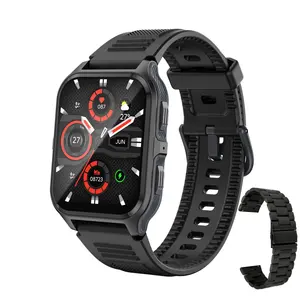 Spor Smartwatch P73 1.8 inç 3ATM su geçirmez uzun pil ömrü Fitness Tracker BT çağrı açık Android iOS Phon için akıllı saat