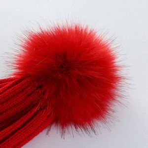 Womens Winter Ribbed Beanie Crossed Cap Chunky Cable Pompom Soft Warm Pom Knit <b>Hat</b> Promotion Gift - Product Image 3