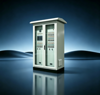 Gabinete de Control PLC para Exteriores, Impermeable, de Acero al Carbono, con Doble Puerta y HMI, para Sistemas de Automatización de Líneas de Ensamblaje