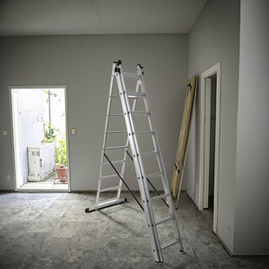 Chất lượng cao nhôm gấp cầu thang <span class=keywords><strong>EN131</strong></span> phê duyệt đa mục đích mở rộng thang với bước rộng cho ngoài trời hội thảo sử dụng - Product Image 2