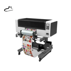 China New Update Roll To Roll A3 UV DTF Printer direct to substrate or direct to film TX800 xp600 UV DTF Printer Roll