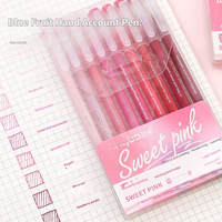 Kit de stylos gel pour journalisation, grande capacité, pointe fine, surligneur, notes, dessin, marquage de contenu essentiel, vente en gros