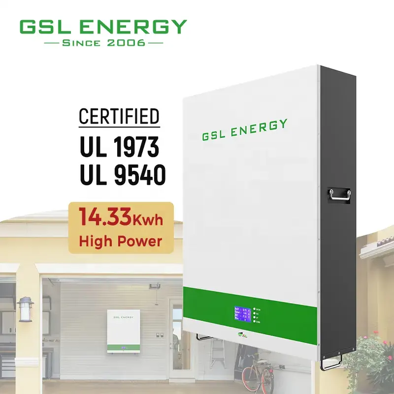 GSL Energy Tesla litio Lifepo4 Powerwall batteria casa 48V 100Ah 200Ah 280Ah 5Kwh 10Kwh 15Kwh sistema solare 48v lifepo4 batteria