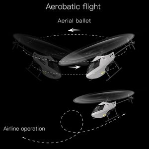 Dwi điều khiển từ xa máy bay trực thăng với 6-trục Con quay hồi chuyển và <span class=keywords><strong>3D</strong></span> flips Single-Blade RC máy bay trẻ em thông minh máy bay bay đồ chơi cho trẻ em - Product Image 4