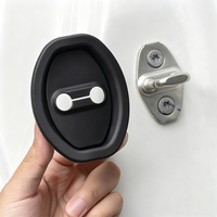 Protection de serrure de porte en silicone, universelle pour voiture, anti-collision, absorption des chocs, amortisseur de porte de voiture en caoutchouc