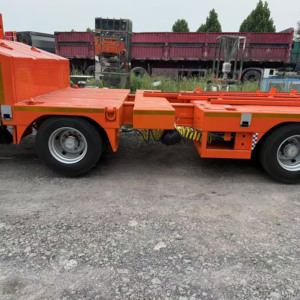 Semirimorchio a collo di cigno staccabile 100ton per il trasporto di attrezzature pesanti rampa idraulica letto basso per escavatore - Product Image 5