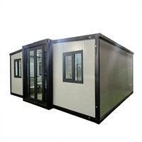 Structure en acier léger préfabriquée multi-usages, évolutrice, respirante, pour logement en conteneur, assemblage rapide, camping extérieur, bureau