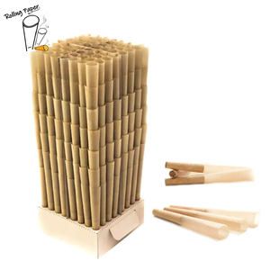 Hot selling natural unbleached 109MM specialized roll paper cone custom simple style <b>smoking</b> cone roll paper accessories - Product Image 4