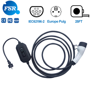 เครื่องชาร์จไฟฟ้าในรถยนต์16A 5เมตรเครื่องชาร์จในรถยนต์ไฟฟ้าแบบพกพา Manufcaturers Type 2 menkes evse - Product Image 2