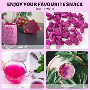 Poudre de fruits certifiée BRCGS ISO 22000:2018, 100% naturelle, FD, rose profond, douce, tendance, personnalisée, en vrac, de Darlac Farms - Product Image 4