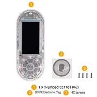 Module basse consommation LILYGO T-Embed CC1101 PLUS ESP32-S3 1,9 pouce, émetteur-récepteur RF sub-1 GHz, carte de développement PN532 NFC RFID B