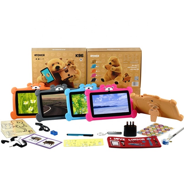 Android 10 7 Inch Learning Kids Educational Tablet Pc in Stock Tablet with WiFi Camera Games 3GB 32GB Storage