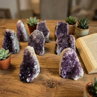 Groupe de cristaux d'améthyste naturelle, géode, pierre brute, spécimen de quartz, pour la guérison, le Feng Shui, la décoration intérieure, vente en gros de minéraux, fourniture directe d'usine