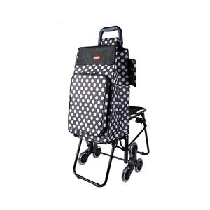 गर्म बिक्री आधुनिक हाथ ट्रक सामान परिवहन वाटरप्रूफ फोल्डिंग सीढ़ी 6 पहियों के साथ सीट के साथ - Product Image 1