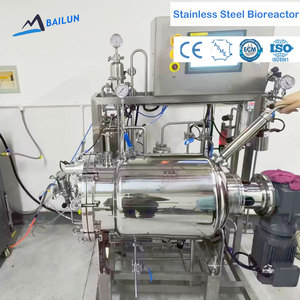 Bioréacteur en acier inoxydable pour compostage, bioréacteur à phase solide, fermentation, valorisation des déchets organiques, contrôle avancé - Product Image 1