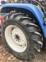 Moteur 70 kW pour tracteur agricole Foton Lovol 950 4x4 à transmission par engrenages, avec rotoculteur Kaiyuan à boîte moyenne-haute de 2 mètres