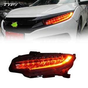Factory <b>LED</b> Car Headlights Full-<b>LED</b> Headlight with Red <b>Light</b> Plug and Play for Civic 2016 2017 2018 2019 2020 2021 - Product Image 1