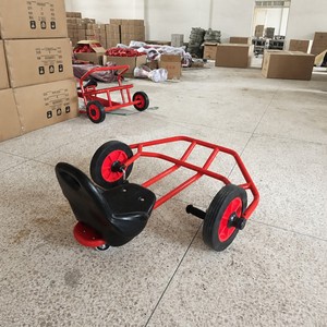 Tricycle pliable 2 en 1 en métal avec poignée de poussée, jouet à roulettes pour tout-petits, cadeau d'extérieur pour enfants - Product Image 5