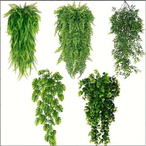 Plantes artificielles en vrac, feuilles de Monstera, décoration murale extérieure, décoration de fête, 146441, fabriqué en Chine, plastique moulé par injection - Product Image 1