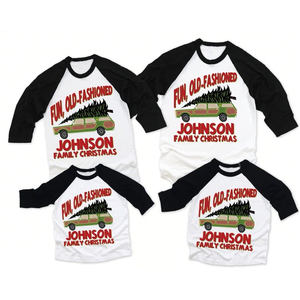 <span class=keywords><strong>Camisetas</strong></span> de algodón de manga larga para niños <span class=keywords><strong>y</strong></span> niñas, ropa familiar, Tops estampados informales para niños, MaMa DaD, tela suave <span class=keywords><strong>y</strong></span> cómoda con cuello redondo - Product Image 2