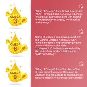 Beworths Kapsul Omega 3 Softgel, Kapsul Omega 3-6-9 60 buah untuk otak - Product Image 4