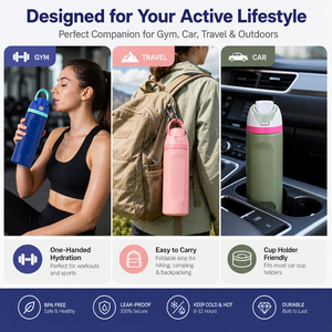 CHUFENG 2026 <span class=keywords><strong>Borraccia</strong></span> in Acciaio Inox con Logo Personalizzato e Cannuccia per Sport e Viaggi, <span class=keywords><strong>Senza</strong></span> <span class=keywords><strong>BPA</strong></span> - Product Image 5