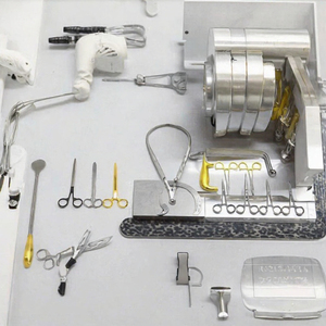 Kit d'instruments chirurgicaux pour étudiants en médecine, kit d'entraînement à la suture avec ciseaux, pinces et rétracteurs - Product Image 3