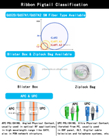 Coleta de fibra óptica SC/APC OM1 OM2 OM3 OM4 OM5 coletas de fibra óptica ST FC LC E2000 SC UPC APC LC/PC SCAPC cinta de fibra coleta