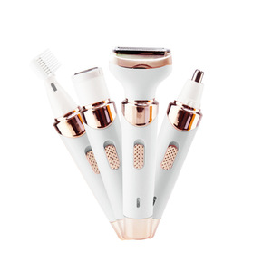 Regolatore elettrico per sopracciglia 4 in 1 per donne rimozione <span class=keywords><strong>peli</strong></span> per il corpo Bikini rasoio indolore per il viso epilatore elettrico per il <span class=keywords><strong>naso</strong></span> attrezzo - Product Image 1