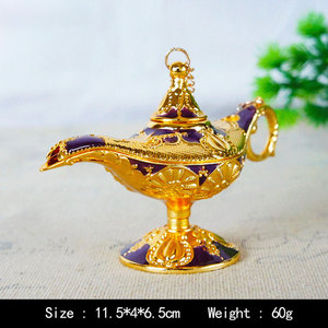 <span class=keywords><strong>Aladin</strong></span> Magic Genie Lamps Antique Wishing <span class=keywords><strong>Aladin</strong></span> Lamp Souvenir Classic Vintage Collectible Lamp Home Decoration Metal Crafts Gift - Product Image 6