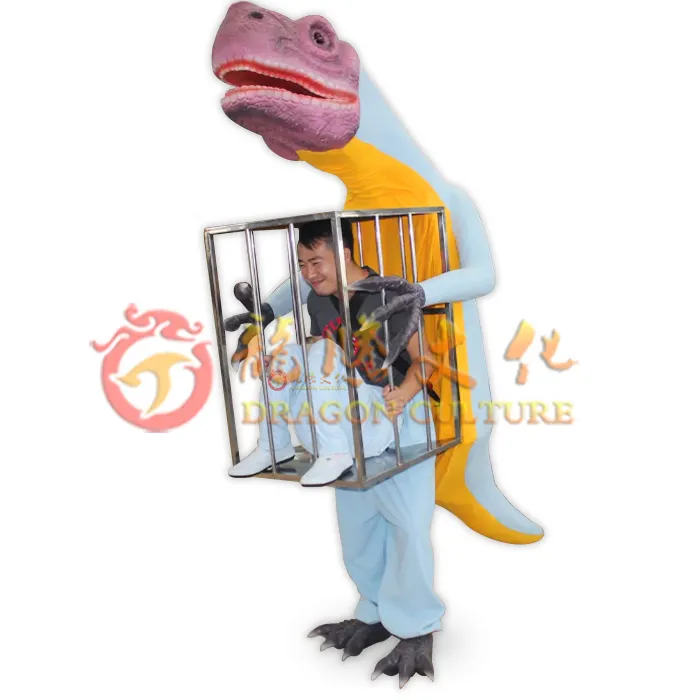 Popular top Quality Zigong simulation robot dinosaurio disfraz Animatronic dinosaur costumes for festival