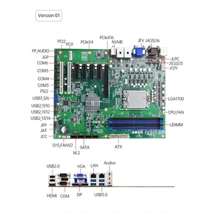 Nueva Placa Base ATX Directo de Fábrica, LGA1700, 12.ª Generación I3/I5/I7/I9, DDR4, Doble 5xPCIe, 128 GB de RAM, Q670, Placa Base Industrial para Servidor - Product Image 4