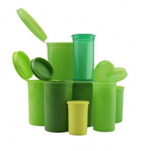 Frascos de plástico PP con tapa superior Pop con bisagras 6DR/13DR/19DR/30DR/60DR para embalaje de farmacia - Product Image 5