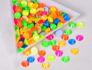 Grosir Tas Besar Warna Neon Kristal Perbaikan Tidak Panas Berlian Imitasi Belakang Datar Dalam Jumlah Besar Berlian Imitasi Kaca untuk Seni Kuku - Product Image 4