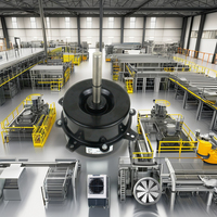 Usine directe 2025 haute efficacité 220v moteur à induction à courant alternatif monophasé 230v moteur de ventilateur de climatiseur électrique 1500 tr/min 60hz