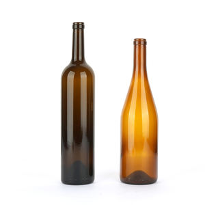 Approvisionnement d'usine 375/750ml clair ambre vert vide vin jus Soda Champagne <span class=keywords><strong>Bordeaux</strong></span> bouteille acceptée personnalisation - Product Image 6