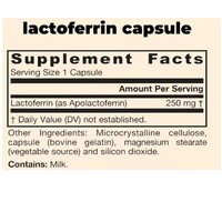 Capsules de lactoferrine de marque privée, suppléments de colostrum bovin en poudre, prix, qualité alimentaire, OEM, protéine, capsule de lactoferrine
