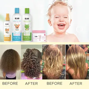 Private Label Kids Haarverzorgingsset Haar Shampoo Natuurlijke Luizen Traanvrije Shampoo Voor Kinderen