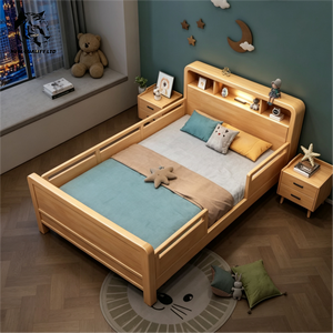 factory direct sale good price customization huge stock eco-friendly new designed <b>single</b> <b>bed</b> bedroom furniture wood children <b>bed</b> - Product Image 4