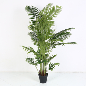 Gran Areca Palm árbol 200cm de plástico bonsai árbol artificial para jardinería - Product Image 1