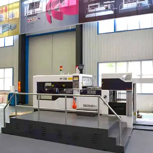 China Leider Fabriek Lage Prijs Automatische Embossing Foliedruk Stansen Rillen Ponsmachine Voor 1050 Size Papier