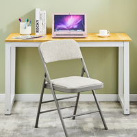 Chaise pliante moderne en acier pour jardin, camping, extérieur, salle à manger, maison, bureau et hôtel