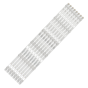 Tira de Retroiluminación LED para TV CRH-AT58D12003030080696KREV1.1, Tiras LED para TV, Barra LED para TV <span class=keywords><strong>JVC</strong></span> de 58'', 6 LED, 3V, 537MM - Product Image 1