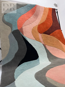 Elegant Handmade Modern Shaded 100% New Zealand Wool Hand <b>Tufted</b> <b>Rug</b> High Quality Carpet for Living Room Prayer Area - Product Image 6