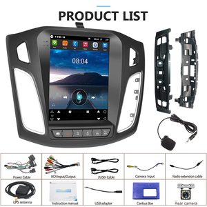 Dọc Android Car Stereo đài phát thanh cho Ford <span class=keywords><strong>Focus</strong></span> 2012-2018 GPS navigation <span class=keywords><strong>Wifi</strong></span> FM Đài phát thanh sao lưu máy ảnh Mic - Product Image 3